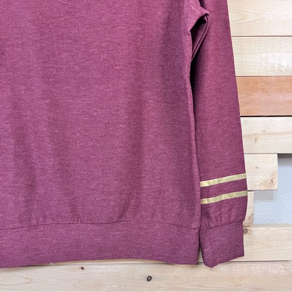 Chaser NWT Crewneck Gold Skull Print Long Sleeve Knit Sweater top Size XS - Picture 11 of 12